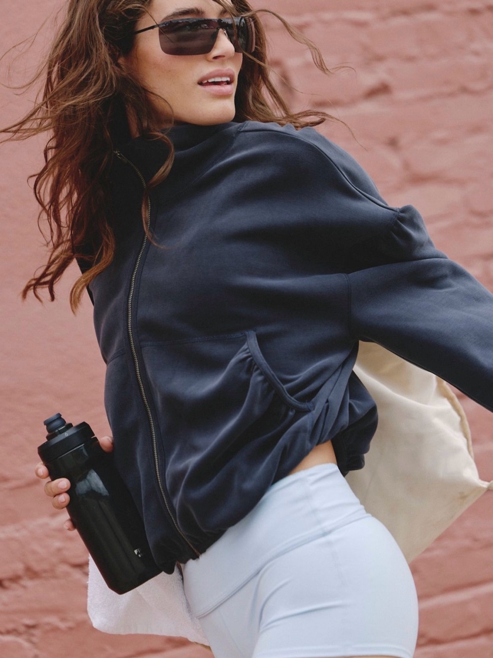 Women's black Zip-Front Jacket